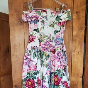 Floral cotton sundress, Junior size 7